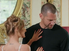 Kont, Blond, Hakken, Hongaars, Natuurlijke tieten, Tatoeage, String, Tieten likken