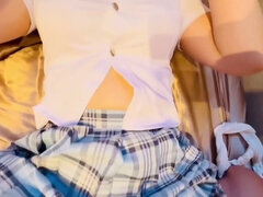 Leie, Asiatisch, Japanische massage, Schulmädchen