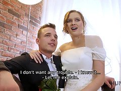 Braut, Paar, Gehörnter ehemann, Hardcore, Hd, Geld, Jungendliche (18+), Hochzeit