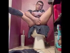 Amateur, Anal, Cul, Noire, Collège université, Doigter, Chaussettes, Jouets