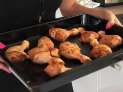Enthousiasteling, Bruinharig, Tsjechisch, Hardcore, Huisgemaakt, Keuken, Gezichtspunt, Geschoren