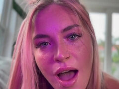 Amateur, Blonde, Sucer une bite, Tir de sperme, Fait maison, Seins naturels, Pov, Nénés