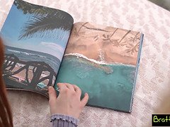 Maria Kazi & Madi Collins beg Stepbro to stay in his seat & fuck them hard in POV