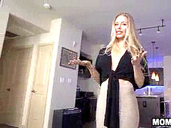 Big-boobs, mother, step