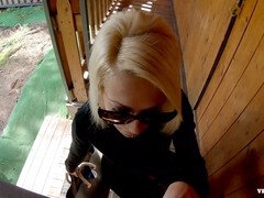 Verga grande, Rubia, Mamada, Corrida, Italiano, Al aire libre, Pov, Adolescente