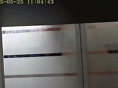 Voyeur spycam big tit girl in shower