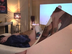 Blowjob, Doggystyle, Facial, Handjob
