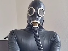 素人, フェティッシュ, ゲイ, ドイツ人, ゴム, ゴムタイツ, 一人