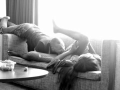 Africain, Amateur, Grosse bite, Noire, Couple, Hôtel, Lingerie, Adolescente
