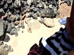 ビーチ, ブロンド, 浮気する, フランス人, ハードコア, アウトドア