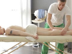 ブロンド, Hd, マッサージ, 小柄, ティーン, オッパイの