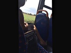 Amateur, Fétiche des pieds, Jarretelles, Train, Voyeur