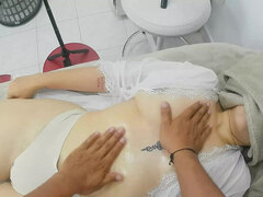 Enthousiasteling, Universiteit, Hd, Latijnse vrouw, Masseren, Stiefmoeder, Bekijker