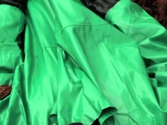 Aziatisch, Bruinharig, Fetisj, Japaans, Latex, Buiten