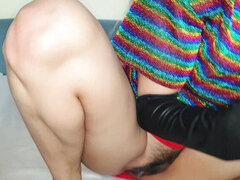 Amateur, Asiático, Pareja, Sucio, Casero, Desnudo, Orgasmo, Vibrador