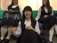 Asiático, Mamada, Bukkake, Corridas, Grupo, Japonés, Público, Adolescente