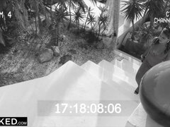 浮気する, チン, バック, なめる, オマンコ, スペイン人, おもらし, 三人