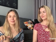 Lesbian sex, finish, big boobs kissing