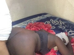 Afrikanisch, Grosser arsch, Grosser schwanz, Schwarz, Paar, Interrassisch, Maske