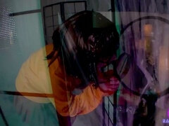 Rough anal, big dick small pussy, cosplay