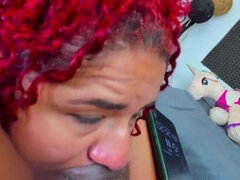 Grote lul, Grote mammen, Zwart, Pijpbeurt, Diep in de keel, Lul, Extreem, Fetisj