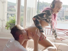 素人, お尻, フェラチオ, バック, オーガズム, ガリガリ, ティーン, オッパイの