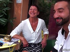 Marielle French Cougar Fucked By Younger Man