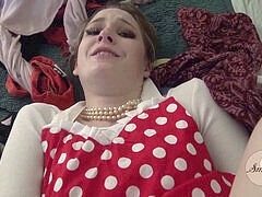 Smartykat's impregnation fantasy ends in a creamy internal cumshot