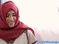 Muslim beauty stumbles before intense doggy-style pounding