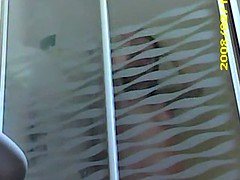 Arsch, Braunhaarige, Muschi, Dusche, Schwestern, Spanner