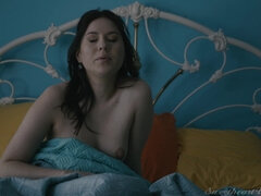 Cul, Chambre à dormir, Gros cul, Brunette brune, Lesbienne, Léchez, Seins naturels, Chatte