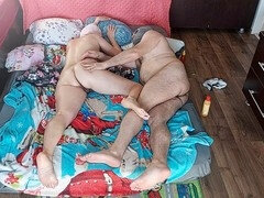 Amateur, Dormitorio, Penetracion con dedos, Peludo, Masaje, Coño, Sexo soft, Medias largas
