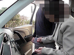 素人, 車, フランス人, 公共, のぞき