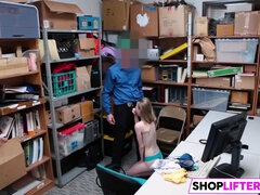 Shoplifting Sweety Catarina Gets Drilled