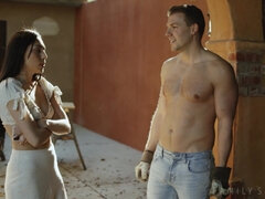 Amerikaans, Kont, Pijpbeurt, Kokhalzen, Likken, Natuurlijke tieten, Buiten, Kut duiken