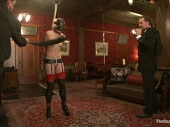 Anaal, Bondage discipline sadomasochisme, Blond, Fetisj, Hd, Kousen, Trio, Speelgoed