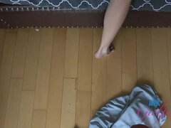 Leie, Blondine, Kehlenfick, Fussjob, Handjob, Krankenschwester, Pov, Dürr