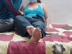 18, 素人, デカチン, 捕まる, 指いじり, オナニー, 姉妹, 一人