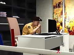 3 dimensionaal, Anaal, Grote mammen, Diep in de keel, Hd, Reusachtig, Geschoren, Slaaf