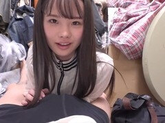 アジア人, フェラチオ, 指いじり, 手コキする, 日本人, なめる, 女子高生, ティーン