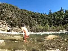 Adorable, Amateur, Blonde, Couple, Naturelle, Nue, Nudiste, Nénés