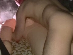 Tantalizing Leila gets wet with an inflatable sex doll adventure