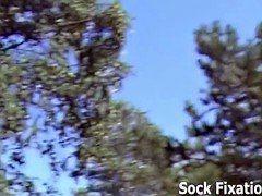 緊縛, 足, フェムドム, 足フェチ, 下着, オージー, 穴開きパンティ, ハメ撮り