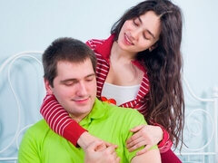 Schlafzimmer, Grosser schwanz, Freund, Hundestellung, Handjob, Lecken, Socken, Jungendliche (18+)