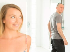 Small-tit chick Carmen Callaway is enjoying passionate dick-riding