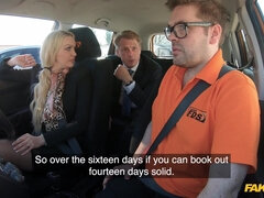 デカチン, デカパイ, ブロンド, フェラチオ, 巨大, レズビアン, 熟年, 淫乱熟女