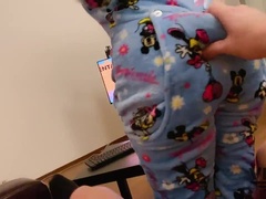 STEP FATHER WATCHING THE SIMPSONS WITH HIS STEPDAUGHTER & BONER