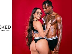Natural tits action with sassy Madison Wilde from Blacked.Com