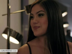 Sadomasochismus, Grosser arsch, Braunhaarige, Tochter, Hotel, Lingerie, Rau, Strümpfe