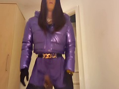 イギリス人, 女装男装, イく瞬間, ディルド, 下着, 馬乗り, シーメール, 一人
